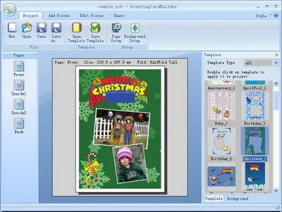 Pearl Mountain Greeting Card Builder 3.1.2 build 3023 + Portable