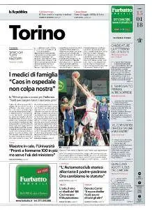 la Repubblica Torino - 15 Gennaio 2018
