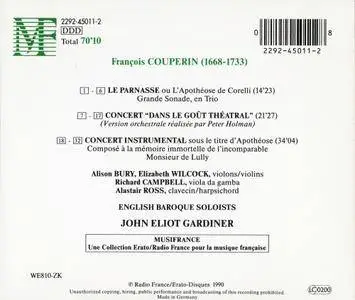 John Eliot Gardiner - Francois Couperin: L'Apotheose de Lully, L'Apotheose de Corelli, Concert "Dans le Gout Theatral" (1990)