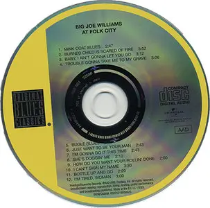 Big Joe Williams - At Folk City (1962, Reissue 1995)