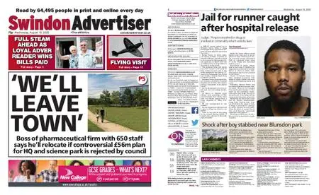 Swindon Advertiser – August 19, 2020