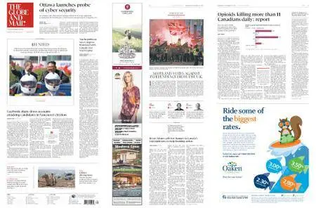 The Globe and Mail – September 19, 2018