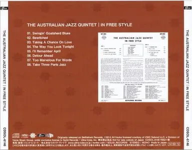 The Australian Jazz Quintet - In Free Style (1958) {2014 Japan Bethlehem Album Collection 1000 CDSOL-614}