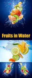 Stock Photo - Fruits in Water