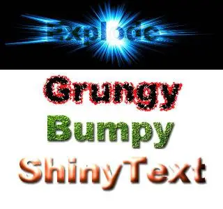 4 Nice Text Effect Actions for Photoshop