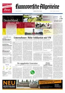 Hannoversche Allgemeine Zeitung - 02.10.2015