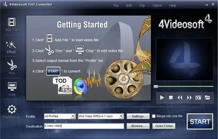 4Videosoft TOD Converter 3.2.06