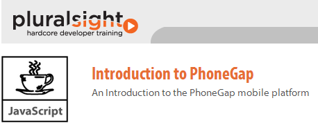 Pluralsight: Introduction to PhoneGap