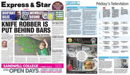 Express and Star Sandwell Edition – February 29, 2020