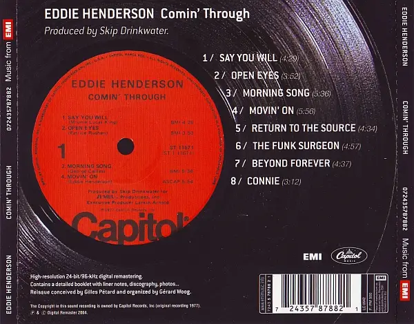 Eddie Henderson - Comin Through (1977) {Capitol} / AvaxHome