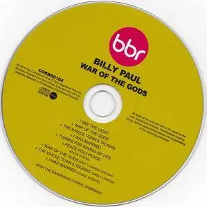 Billy Paul - War Of The Gods (1973) {2012 Remastered & Expanded - Big Break Records CDBBR 0184}