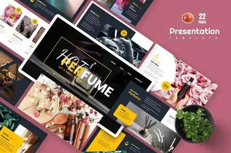 Hot Perfume PowerPoint Presentation Template