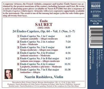 Nazrin Rashidova - Sauret: 24 Études-Caprices, Vol. 1 (2017)