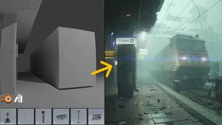 Blender Beginner Workflow For Cinematic Art, 2 Tutorials