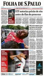 Folha de São Paulo - 18 de fevereiro de 2016 - Quinta