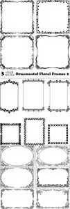 Vectors - Ornamental Floral Frames 2