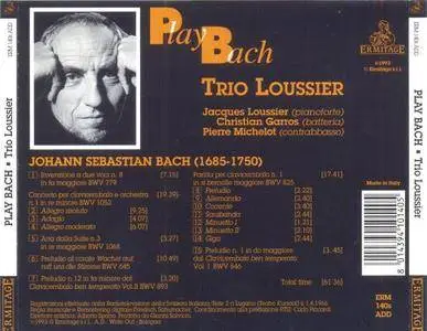 Jacques Loussier Trio - Play Bach (1966) {Ermitage}