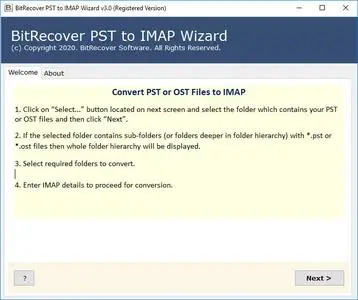 BitRecover PST to IMAP Migration Wizard 3.1