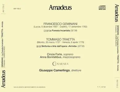 Giuseppe Camerlingo, Cosarara - Geminiani: La Foresta Incantata; Traetta: Sinfonia e Arie dall'opera Armida (2003)