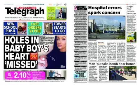 Lancashire Telegraph (Blackburn, Darwen, Hyndburn, Ribble Valley) – September 19, 2019