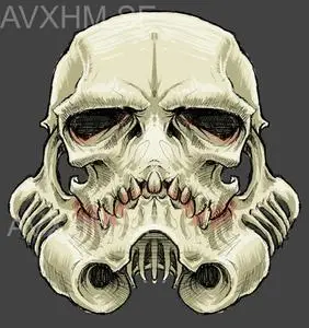 Nikk - Skull Tooper Helmet