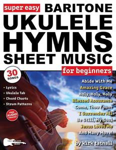 Super Easy Baritone Ukulele Hymns Sheet Music for Beginners