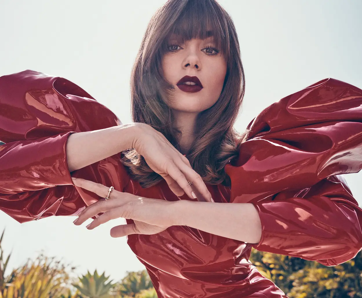 Lily Collins by Beau Grealy for Marie Claire Australia January 2023 ...