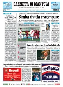 LA GAZZETTA DI MANTOVA DEL 14 FEBBRAIO 2010