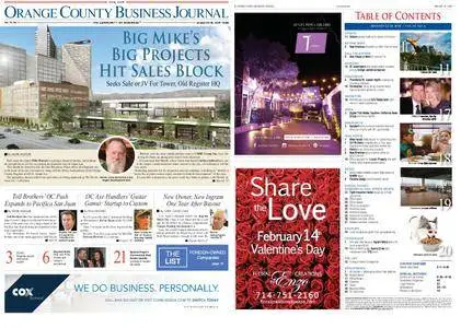 Orange County Business Journal – January 22, 2018