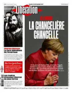 Libération du Mardi 21 Novembre 2017