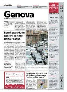 la Repubblica Genova - 23 Marzo 2018