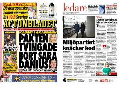 Aftonbladet – 13 april 2018