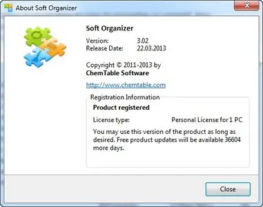Soft Organizer 3.02