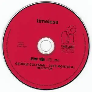 George Coleman & Tete Montoliu Duo - Meditation (1977) {2015 Japan Timeless Jazz Master Collection Complete Series CDSOL-6363}