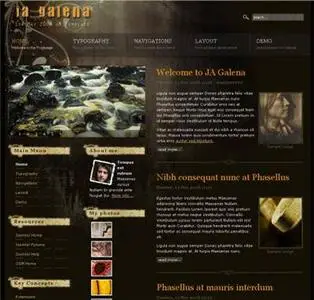 JA Galena - Joomla 1.5 Template-Full