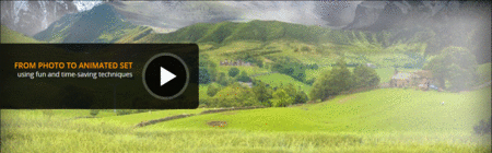 Creating Beautiful Animated Sets in NUKE and Photoshop