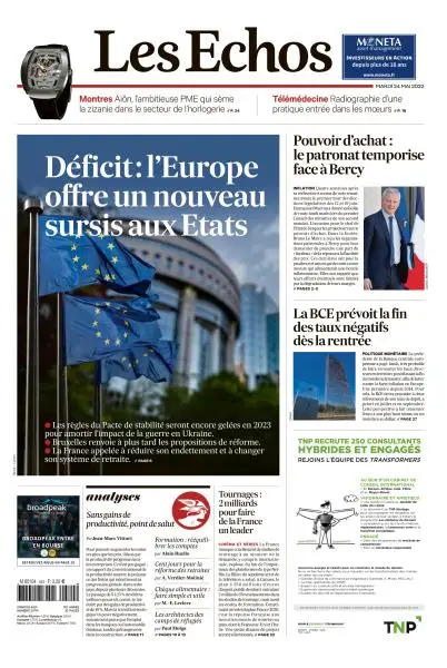 Les Echos du Mardi 24 Mai 2022