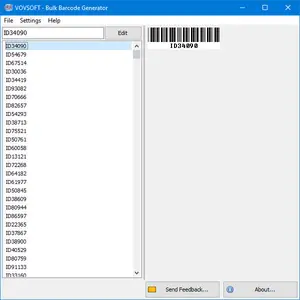 VovSoft Bulk Barcode Generator 1.1