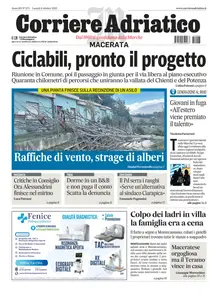 Corriere Adriatico Macerata - 6 Ottobre 2025