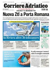 Corriere Adriatico Ascoli - 27 Giugno 2025