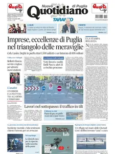 Quotidiano di Puglia Taranto - 7 Novembre 2025