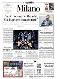 la Repubblica Milano - 22 Giugno 2024