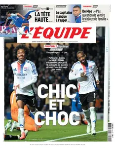 L’equipe du Vendredi 4 Octobre 2024