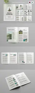 Travel Itinerary Book UKNNUJ6