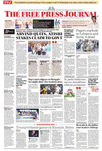 The Free Press Journal Mumbai - 18 September 2024