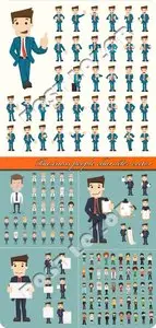 Business people character vector
