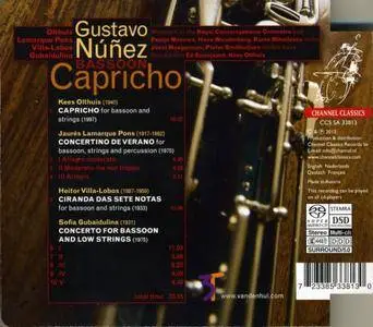 Gustavo Núñez - Capricho: Works for Bassoon and Orchestra (2013)
