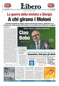 Libero - 23 Novembre 2022
