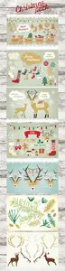 CreativeMarket - Christmas Bundle. Popular sets!