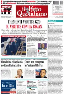 Il Fatto Quotidiano - 24 settembre 2011